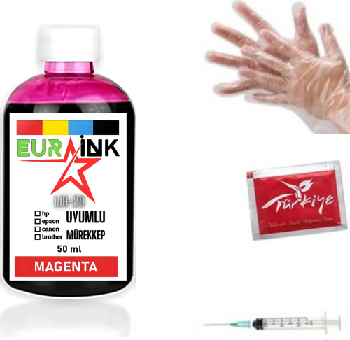 HP 652 kartuşlar için uyumlu magenta mürekkep 50 ml
