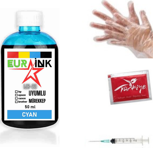HP 903 kartuşlar için uyumlu cyan mürekkep 50 ml