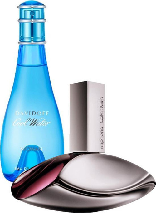 Cool Water EDT 100 ml + Calvin K. Euphoria EDP 100 ml