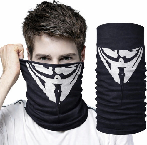 Vendetta Maskesi Desenli Baf Bandana – Çok Amaçlı Yüz Boyunluk Bandana 4 No (5047)
