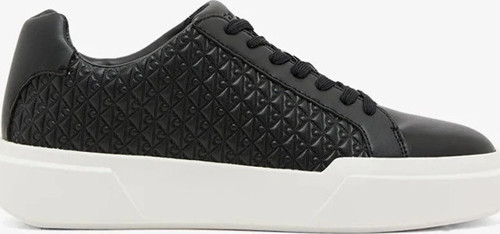 Chunky Cupsole Bağcıklı Deri Tamamı Baskılı Kadın Siyah Sneaker Yw0Yw02058-Beh