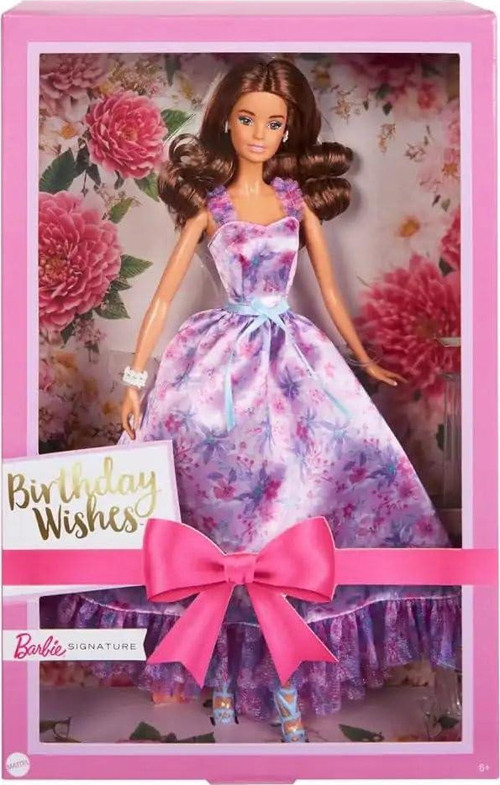 Barbie Doğum Günü Bebeği HJX01 - Kumral Barbie HRM54