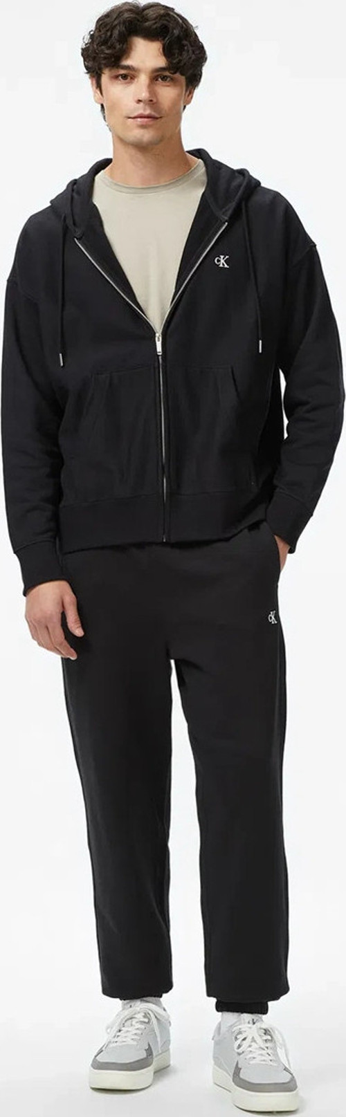 EU 350 Terry Monogram Erkek Siyah Eşofman Altı LV04RD241G-UB1