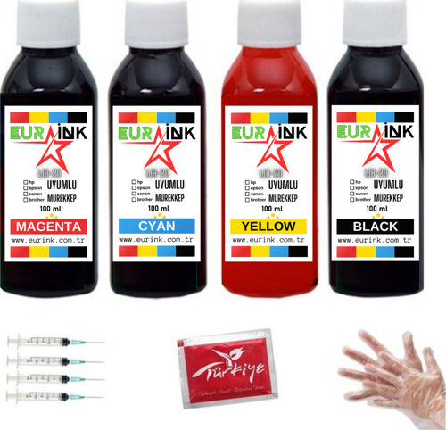 HP Smart Tank 585 Yazıcılar için uyumlu mürekkep 4 x 100 ml