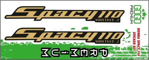 Honda Spacy 110 Uyumlu Sticker Seti 001
