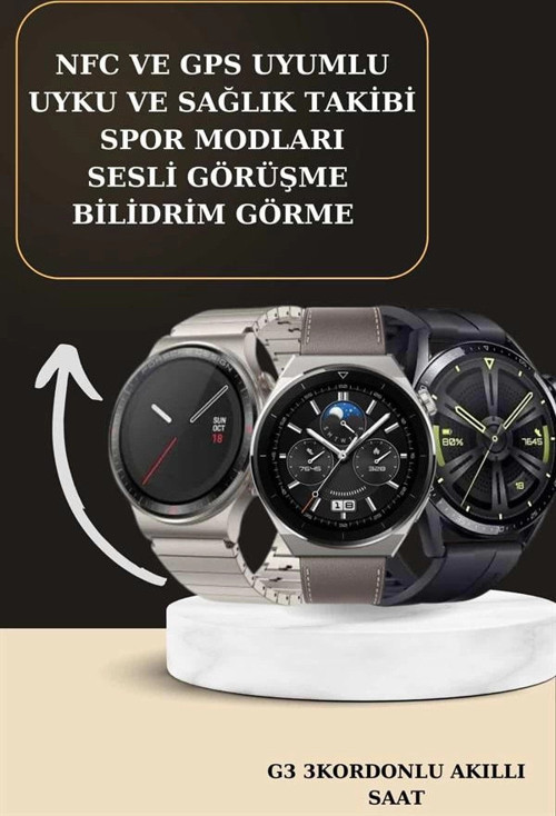 Aynalı Bluetooth Kulaklık Yeni Nesil Akıllı Saat Titreşimli Nabız Ölçer Spor Modları