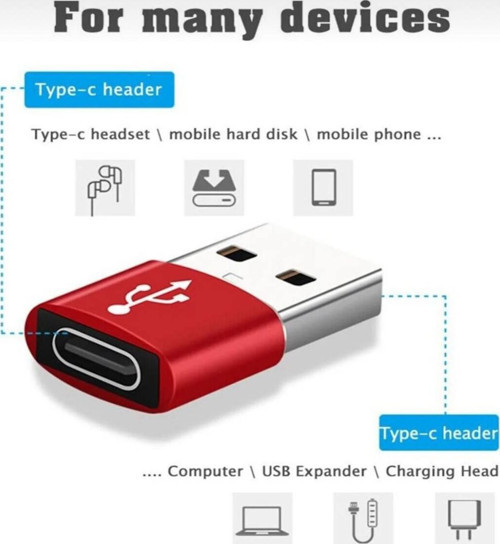 USB Çıkışı Type-C Girişe Çeviren Adaptör