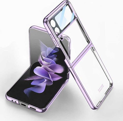 Galaxy Z Flip 4 Kılıf Kıpta Lensli Kılıf