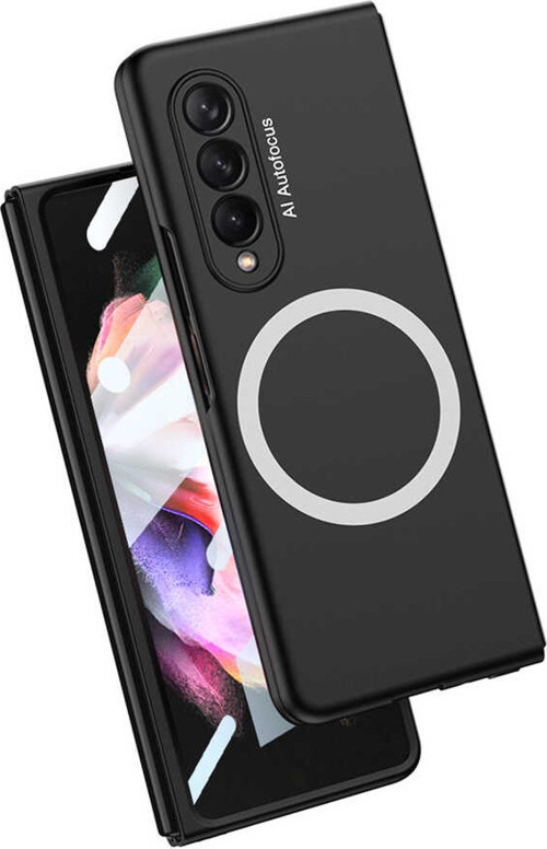 Galaxy Z Fold 3 Kılıf Wireless Şarj Özellikli Kıpta Magsafe Kılıf