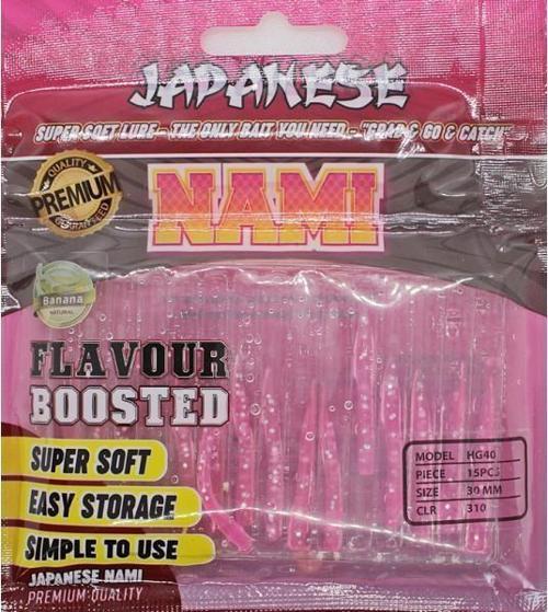 Japanese Nami Muz Aromalı 3cm LRF Silikon Yem 310 15ad.