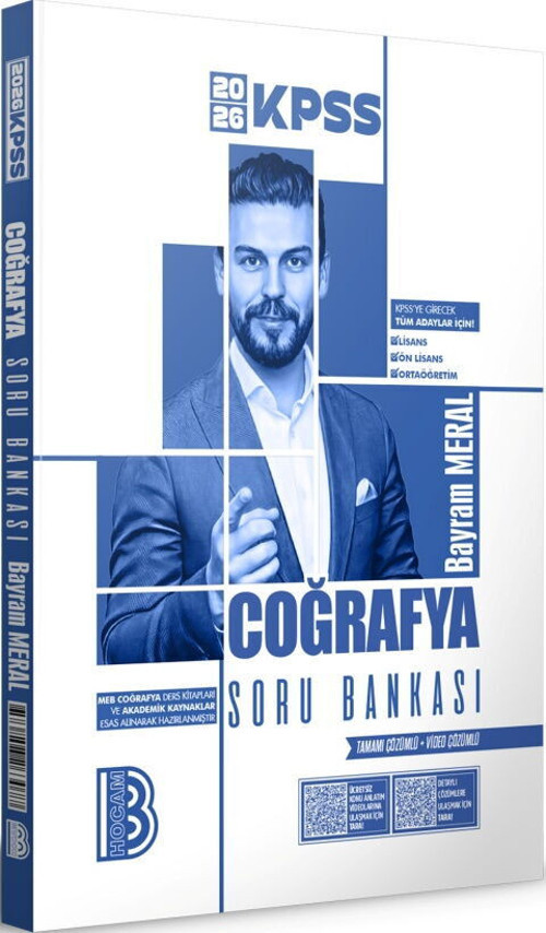 Benim Hocam 2026 KPSS Coğrafya Tamamı Çözümlü Soru Bankası