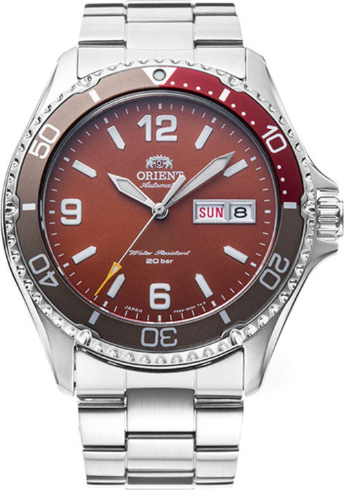 Open Heart RA-AA0820R39B Kurmalı Otomatik Çelik Gri Kırmızı Kadran 20 ATM 42 mm Erkek Kol Saati