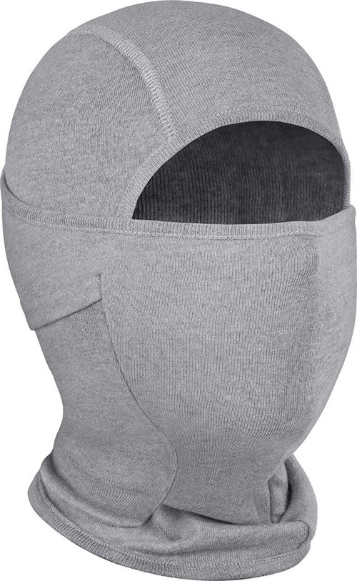 Non Flame Master Lenzing FR / Kermel Aleve Dayanıklı Yüz Kar Maskesi, Ark Koruyucu Balaklava Gri