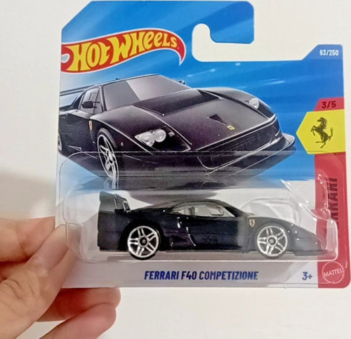 Ferrari F40 Competizione Siyah 1:64 Diecast Model Araba – Koleksiyonluk