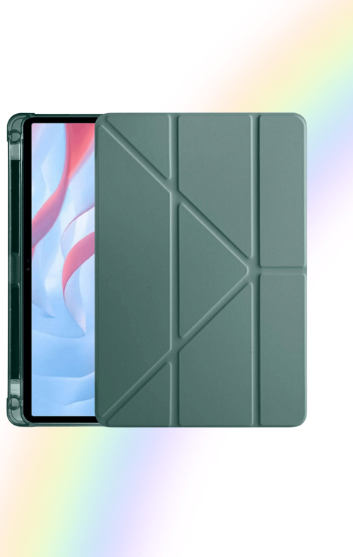 Galaxy Tab A9 8.7 İnç 2023 Uyumlu Fuchsia Kalem Bölmeli Akıllı Tablet Kılıfı