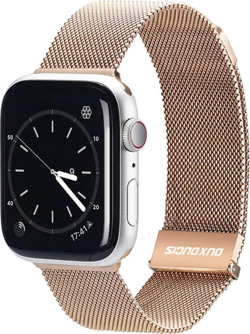 Dux Ducis Apple Watch 42/44/45MM için Milanese Premium Milano Loop Kayış Kordon-(5775)