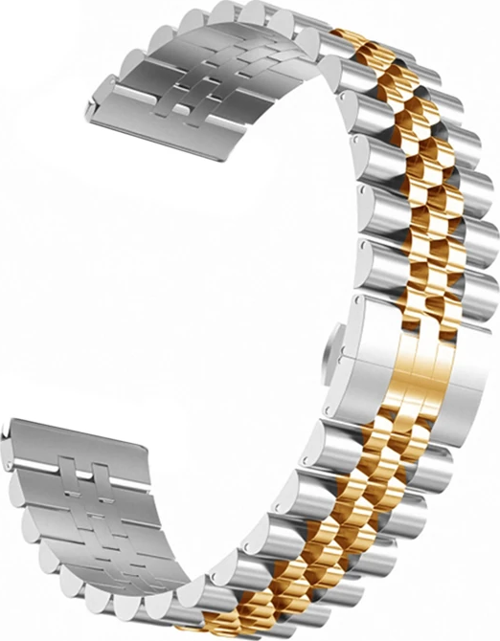 22MM Gear S3 Watch 4 -GT2 GT2E 46MM KayışKordon Seramik Paslanmaz Çelik-(5775)