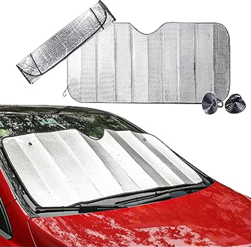 Araç Ön Cam Katlanabilir Güneşlik Isı Yansıma Önleyici Dacia Duster Honda Civic Ford Focus Skoda Superb
