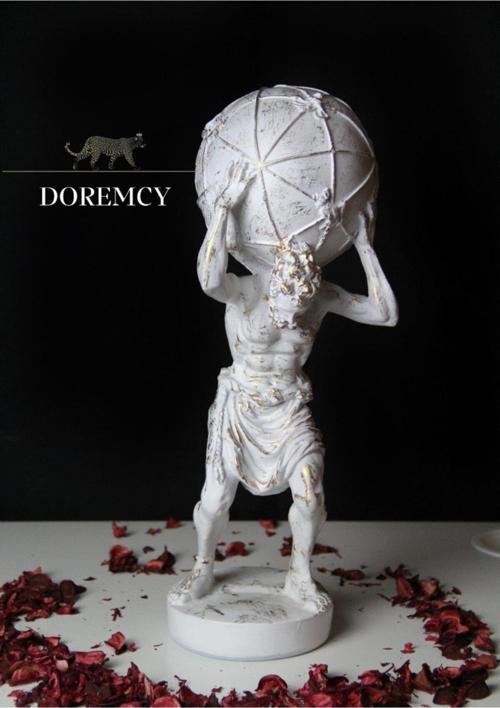 Dekoratif Atlas Beyaz Biblo Obje Aksesuar