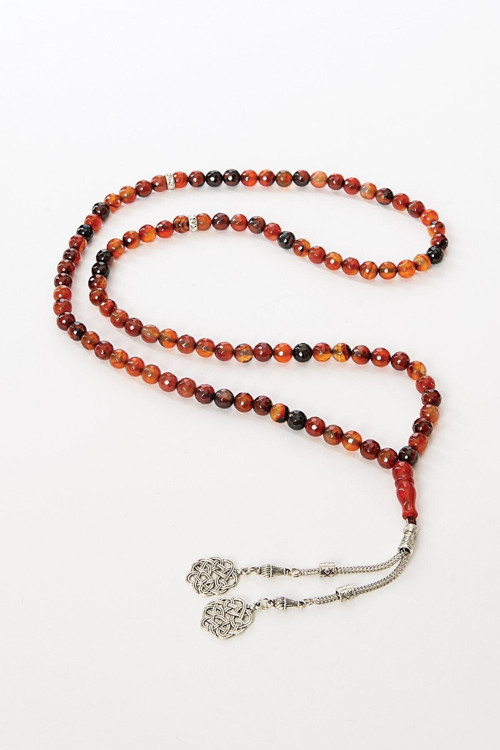 Akik Doğal Taş Tesbih 99'Lu