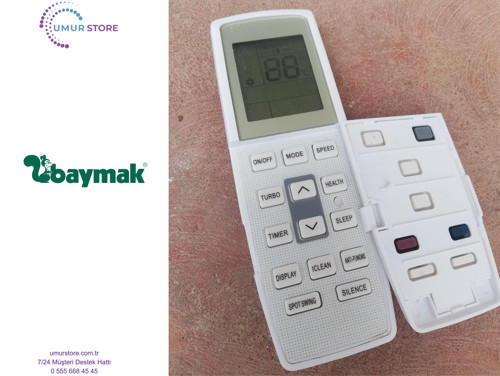 Baymak Elegant Plus UV 12 Klima Kumandası