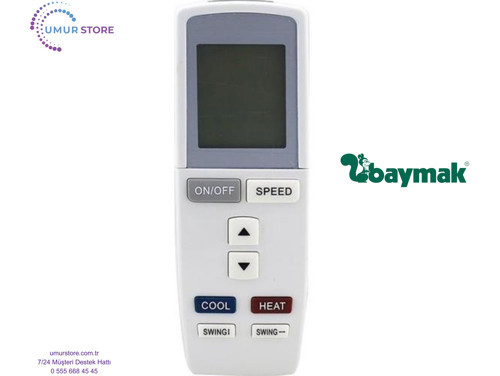 Baymak Elegant Prime 09 Uyumlu İnverter Klima Kumandası