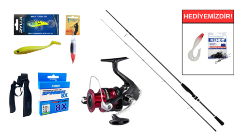 Ninja 256cm 10-35gr&Shimano Sienna 4000 FG Spin Seti