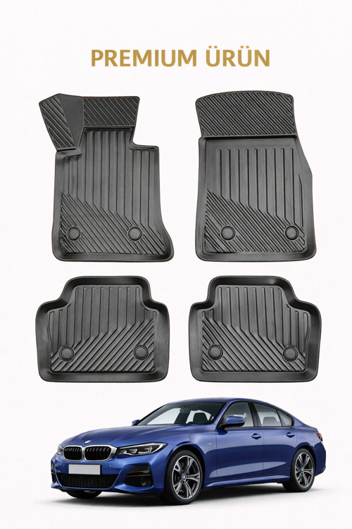 Bmw 4 Serisi F33 Cabrio ile Uyumlu 3D Oto Paspas Premium
