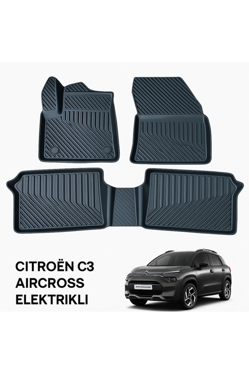 Citroen C3 Aircross Elektrikli 3D Oto Paspas Premium