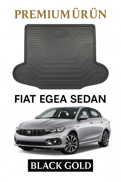 Fiat Egea Sedan Bagaj Havuzu 2015-2025 Uyumlu 3D Premium