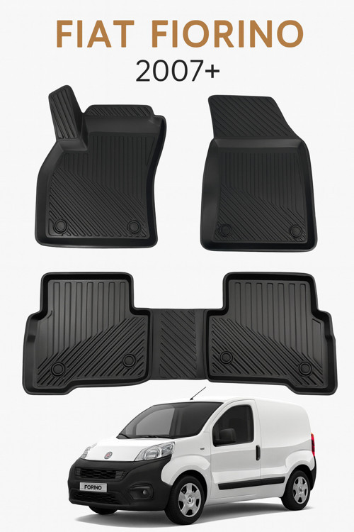 Fiat Fiorino 2007-2023 Uyumlu 3D Oto Paspas Premium