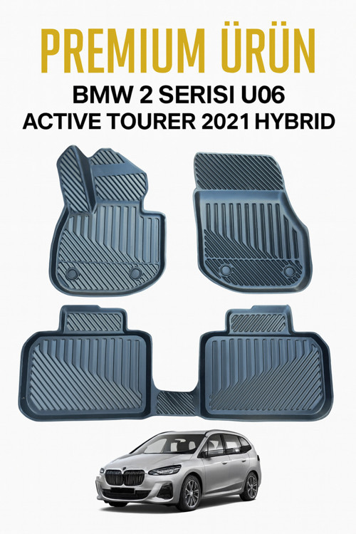 Bmw 2 Serisi U06 Active Tourier 2021 Hybrid Uyumlu 3D Oto Paspas Premium