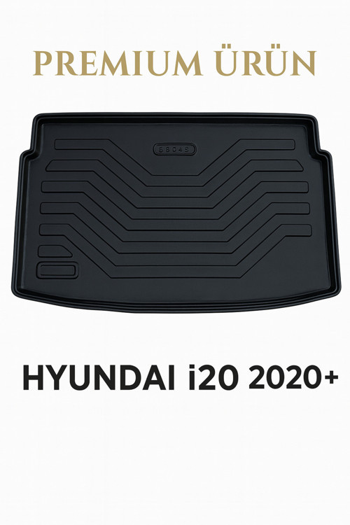 Hyundai i20 2020+ Uyumlu 3D Bagaj Havuzu Premium