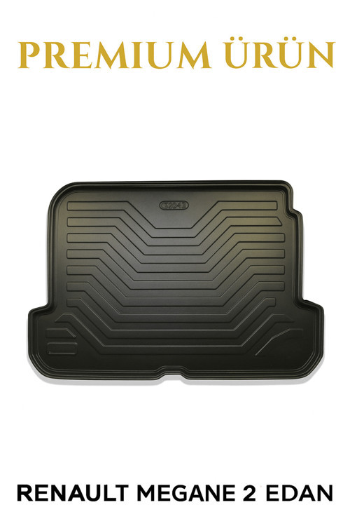 Renault Megane 2 Sedan 2002–2009 Uyumlu 3D Bagaj Havuzu Premium