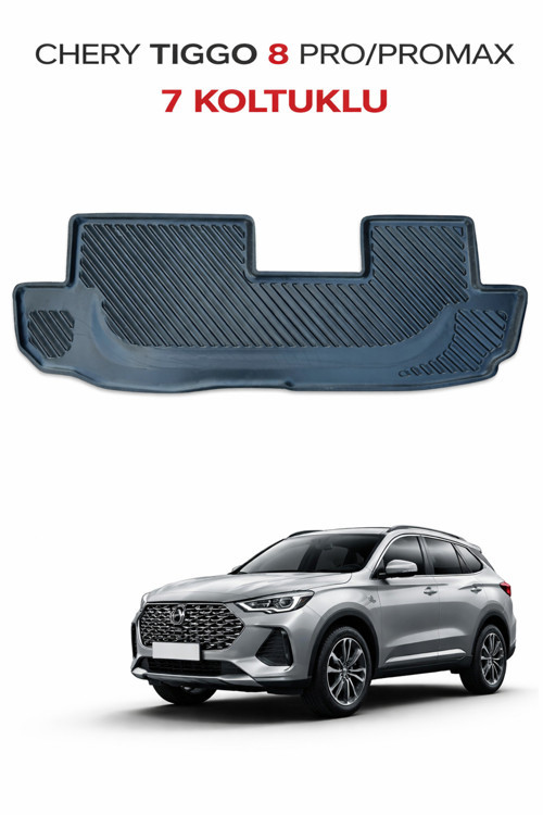 Chery Tiggo 8 Pro / 8 Pro Max 7 Koltuklu – Arka Koltuk İçin Tek Parça Paspas 3D Oto Paspas Premium
