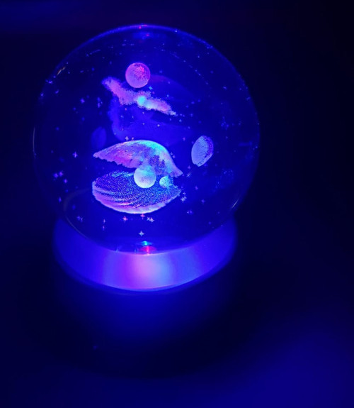 Kristal Cam Küre Işıklı