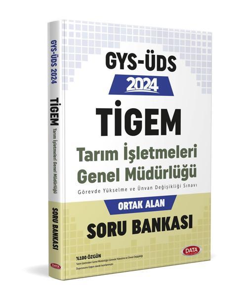 Data Yayınları 2024 GYS TİGEM Tarım İşletmeleri Soru Bankası Görevde Yükselme ve Ünvan Değişikliği