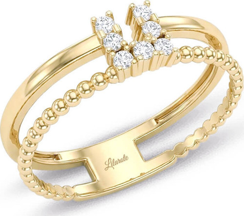 Yedi Taşlı Toptoplu Altın Yüzük