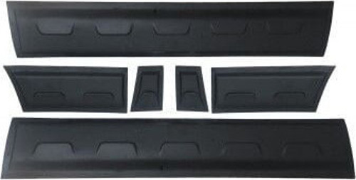 FORD TRANSIT 2002 Set 6 Parça Kapı Kaplama Siyah Mat Asa Kum Desen Kısa Şase