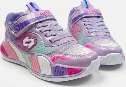 Günlük Unisex Çocuk Spor Ayakkabı Sneaker Cırtlı Rahat Hafif Konforlu Dayanıklı 02-03