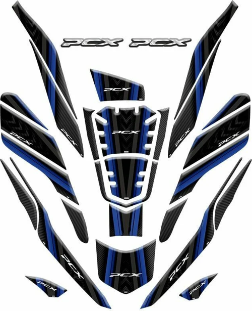 Honda Pcx 2021 - 2024 Uyumlu Tank Pad Set 009 | Gogopremium