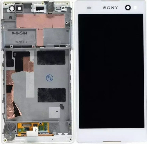 Xperia C3 D2533.D2502 Lcd Ekran Dokunmatik Beyaz Kasalı