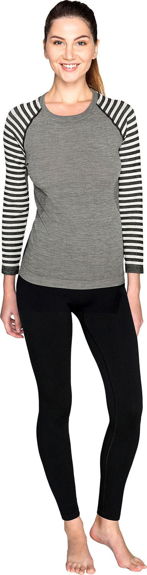 Ultimate Merino Kadın Seamless Termal Uzun Kollu İçlik Seti Antrasit