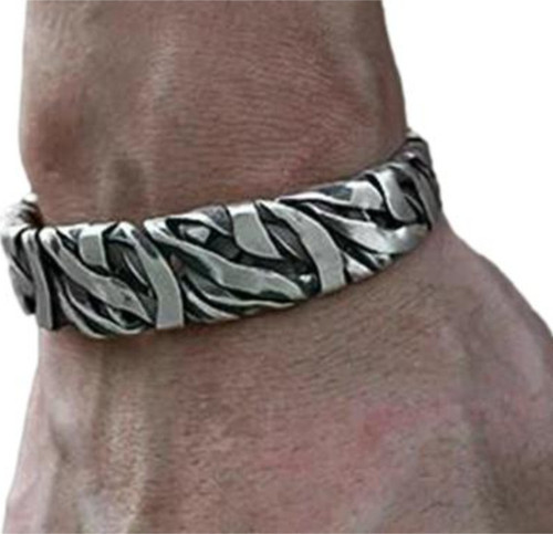 Chaos Veins Gümüşrenk Bileklik