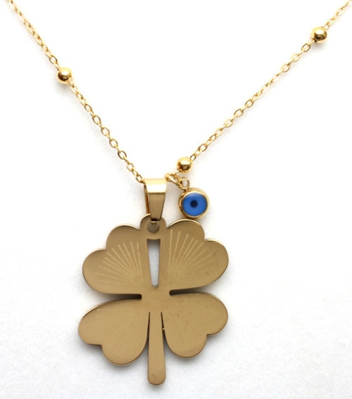Gold Yonca Kolye