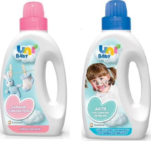 Aktif Sıvı Çamaşır Deterjanı Ve Yumuşatıcı 1000 Ml