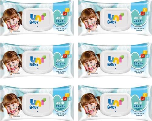 Islak Mendil Aktif 24+ Ay 72'Li 6 Adet (432 Yaprak)