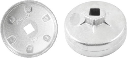 NTTools 1/2" Alüminyum Filtre Sökme Takma Kapakları 101mm x 15