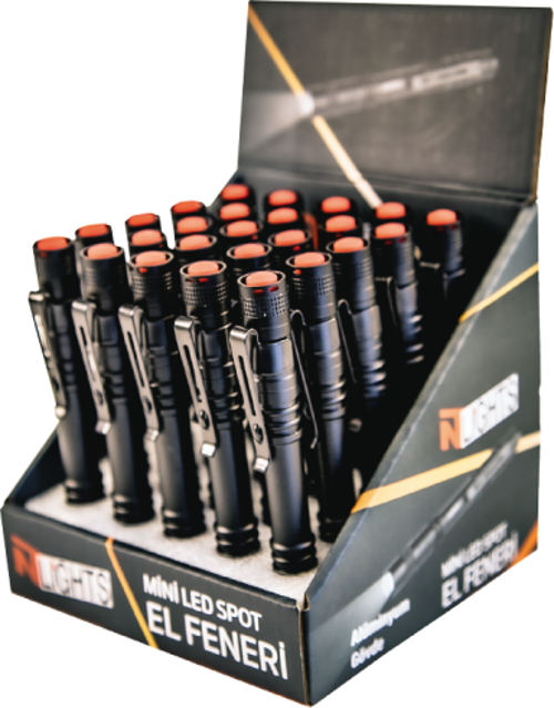 NTLights 100 Lümen Mini El Feneri (25'li Kutu)