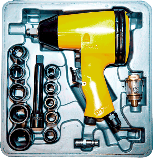 1/2" 32 kg. 7000 RPM Havalı Somun Sökme Seti
